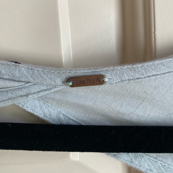 Free People Emma Austin Agave Embroidered Tunic Swing Dress M - Picture 7 of 11